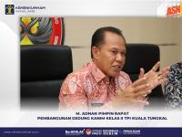 M. Adnan Pimpin Rapat Pembangunan Gedung Kanim Kelas II TPI Kuala Tungkal