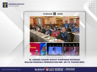 M. Adnan Hadiri Rapat Pimpinan Imigrasi Dalam Rangka Peringatan HBI  ke-74 Tahun 2024