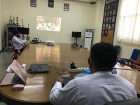 Kakanwil Kemenkumham Jambi Saksikan Live Streaming Pelantikan 5 Orang Pimti Keimigrasian Oleh Menkumham RI